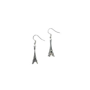 Parisian Eiffel Tower Earrings, on sterling silver earwires