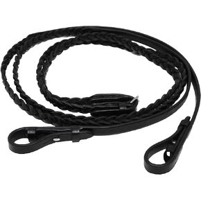 CHALLENGER 54" Full Horse English Braided Leather Reins 805LR01