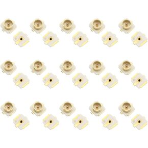 30PCS IPEX U.FL SMD SMT Solder for PCB Mount Socket Jack Female RF Coaxial Connector, Gold