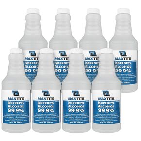 MaxTite Isopropyl Alcohol 99.9% (16oz) (8)