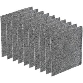 PATIKIL 120mm Filter Foam Sponges, 10 Pack Sponge Sheet Replacement Media Pad for Computer, Ventilator, Fan, Black
