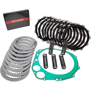 Clutch Kit Friction Plates & Heavy Duty Springs Gasket for Suzuki GSXR 1000 GSX R1000 2001 2002 2003 2004 21400-40811