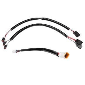 12" Extended CAN-Bus Wire Harness & 8" TBW Throttle by Wire Handlebar Extension Kit for Harley 2016-2021 Touring and Softail Models