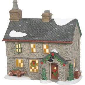 Department 56 Dickens Village Cricket's Hearth Cottage Lit Building, 6.38 Inch, Multicolor