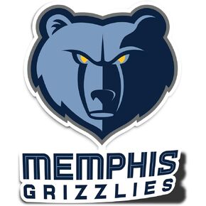 Desert Cactus Memphis Grizzlies NBA Officially Licensed Sticker Vinyl Decal Laptop Water Bottle Car Scrapbook (Individual 4)