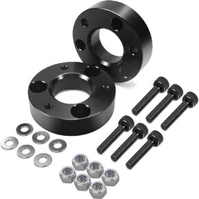 AUTOPTIM 2.5" Front Leveling Lift Kit - Replacement for 2006-2023 Dodge Ram 1500 4WD, 2005-2011 Dodge Dakota 2WD 2.5 Inch Front Forged Strut Spacer