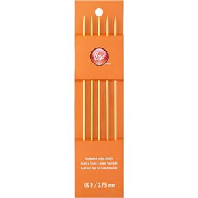 Boye 3236307002M Aluminum Double Pointed Knitting Needle Set, US Size 2, 7" L, 5pcs