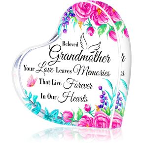 WhatSign Mothers‘s Day Gift Memorial Gift for Loss of Grandmother Memorial Grandma Keepsake and Paperweight Sympathy Gift for Loss of Grandmother in Memory of Grandma Bereavement Gifts for Grandmother