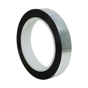 GGR Supplies T.R.U. MMYP-1 Metalized Polyester Film Tapes with Acrylic Adhesive. Multiple Colors Available. 72 Yards. (Black, 1/2 in.)