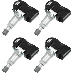 X AUTOHAUX 4 قطع 56029527AA مستشعر نظام مراقبة ضغط الإطارات 433 ميجا هرتز لدودج جراند كارافان C/V SE SXT 3.3L V6 - فليكس 3.8L V6 - غاز 4.0L V6 - غاز 09-10