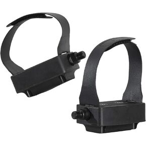 DRBIKE Exercise Bike Pedals with Straps with 9/16" Thread Spindle for Exercise Bike Indoor Stationary Bike, Indoor Home Gym, 1 Year Warranty, 1 Pair