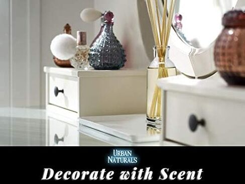 Reed Diffuser Set, Ocean Mist & Sea Salt - Bathroom Décor | Made with Essential Oils & Real Seashells, Decorative Air Freshener Room Diffuser in Saudi Arabia