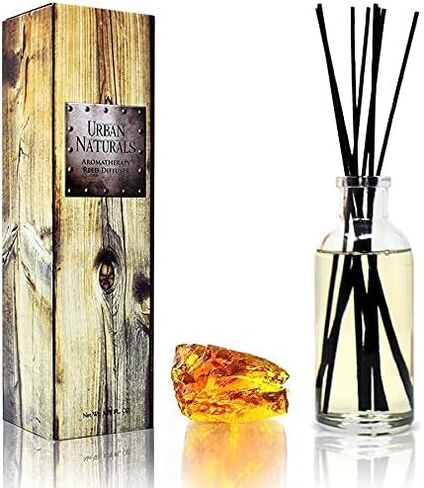 Reed Diffuser Set, Ocean Mist & Sea Salt - Bathroom Décor | Made with Essential Oils & Real Seashells, Decorative Air Freshener Room Diffuser in Saudi Arabia