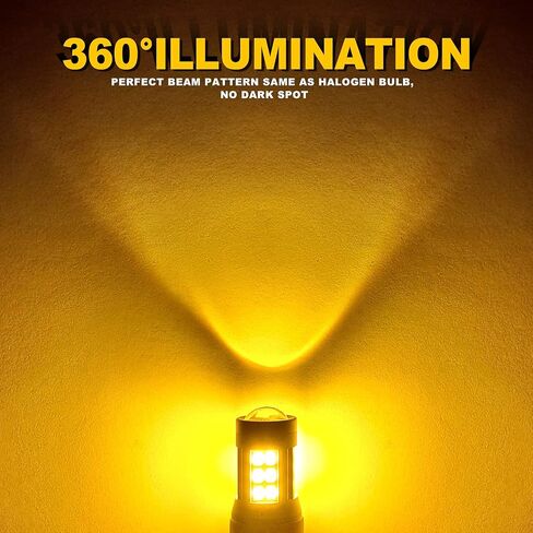 7443 LED لمبات حمراء، فائقة السطوع 7440 LED لمبة، T20 W21W 7444 LED مصابيح بديلة لأضواء الفرامل الخلفية، حزمة من 2 in Saudi Arabia