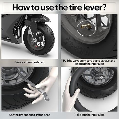1PZ VL0-9UI 110/50-6.5 Tire and Inner Tube Replacement for 38cc 47cc 49cc Mini Pocket Rocket Dirt Pit Bike Scooter in Saudi Arabia