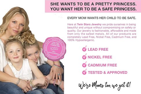 مجوهرات البنات - سوار سلسلة زهور ثلاثي شفاف مطلي بالذهب عيار 14 قيراط - لا يسبب الحساسية وخالي من النيكل للبشرة الحساسة in Kuwait