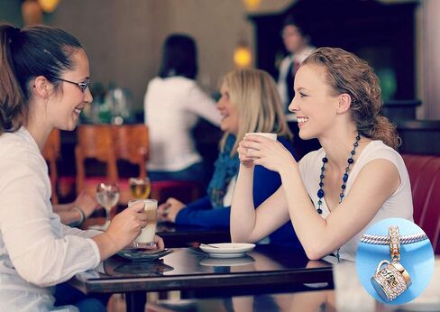 طقم مكون من قطعتين من الذهب الوردي I Love You Nana وقلادة فنجان قهوة تناسب سوار DIY، من الفضة الإسترلينية 925، هدية عيد الميلاد للجدة in Kuwait