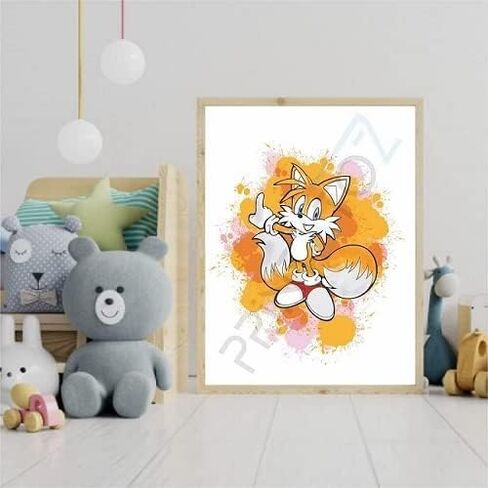 من خلال الطباعة من الألف إلى الياء، مطبوعات بالألوان المائية لفيلم القنفذ، ملصقات بالألوان المائية للقنفذ، مجموعة غير مؤطرة مكونة من 5 قطع (8 × 10 بوصة)، ملصق قنفذ للأطفال، فن جدار القنفذ، صور لغرفة الأولاد in Kuwait