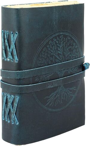 Leather Journal for women and men 8 x 6-inch Antique Handmade lined Deckle Edge Vintage Paper Tree of Life/Writing Notebook Diary, Writing pad Gift for Artist, Sketch (8x6) in Kuwait
