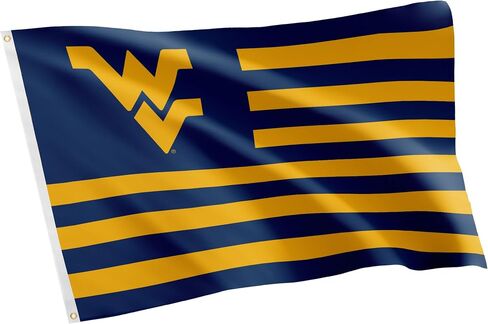 Desert Cactus West Virginia University Flag Mountaineers Banners 100% Polyester Indoor Outdoor 3x5 (Nation Flag) in Saudi Arabia