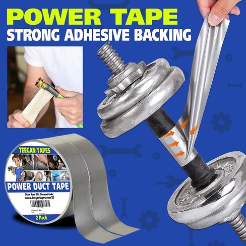 2 PACK - Duct Tape Heavy Duty | Waterproof Duct Tape for Outdoor Use| HVAC Duct Tape | No Residue Duct Tape | Ultimate Repair Bonding Tape | Large Roll of Duct Tape | 2-Pack, 2 in X 40 Yards in Kuwait