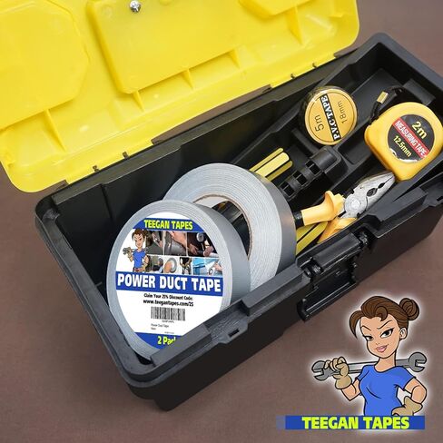 2 PACK - Duct Tape Heavy Duty | Waterproof Duct Tape for Outdoor Use| HVAC Duct Tape | No Residue Duct Tape | Ultimate Repair Bonding Tape | Large Roll of Duct Tape | 2-Pack, 2 in X 40 Yards in Kuwait