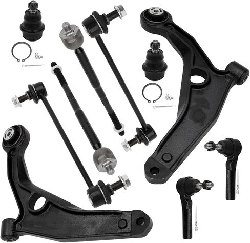 BRTEC 10Pcs Front Lower Control Arms kit for 2009 2010 2011 2012 2013 2014 2015 for Dodge Journey Stabilizer Sway Bar End Link Outer Tie Rod End Inner Tie Rod End Lower Ball Joint in Saudi Arabia