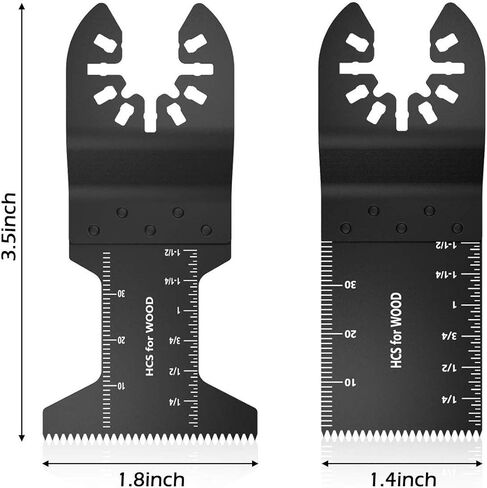 أفضل 60 مجموعة شفرات متأرجحة لتقطيع الخشب والمعادن مع موازين قياس تناسب كابل Multimaster Porter Black & Decker Craftsman Ryobi in Kuwait