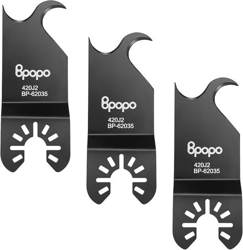 Oscillating Multitool Saw Blades for Cutting Roofing Shingles,PVC Carpet,Cardboard,Alloy Steel Carpet Cutting Oscillating Hook Blades Fits for Dewalt & Milwaukee in Saudi Arabia