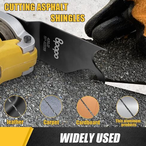 Oscillating Multitool Saw Blades for Cutting Roofing Shingles,PVC Carpet,Cardboard,Alloy Steel Carpet Cutting Oscillating Hook Blades Fits for Dewalt & Milwaukee in Saudi Arabia