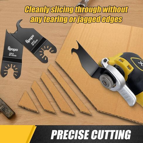 Oscillating Multitool Saw Blades for Cutting Roofing Shingles,PVC Carpet,Cardboard,Alloy Steel Carpet Cutting Oscillating Hook Blades Fits for Dewalt & Milwaukee in Saudi Arabia