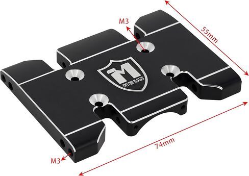 لوحة انزلاقية مركزية من الألومنيوم من MEUS Racing SCX10 Pro للزاحف المحوري 1/10 in Kuwait
