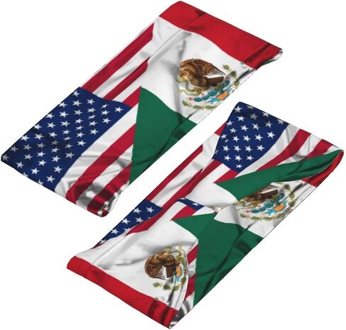Mexico Flag Running Headbands for Men Women Mexican Sports Sweatbands for Basketball, Yoga, Workout Stretchy Hairband in Saudi Arabia