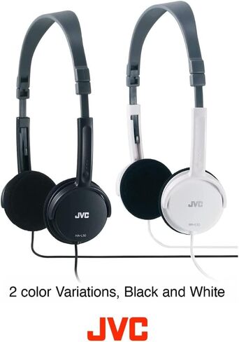 سماعات رأس JVC HA-L50B سوداء قابلة للطي وخفيفة الوزن وأنيقة HAL50 in Kuwait