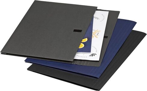 Smead Expanding Linen Wallet, 2" Expansion, Hook-and-Loop Closure, Tabloid Size, Assorted Colors, 3 per Pack (71170)) in Saudi Arabia