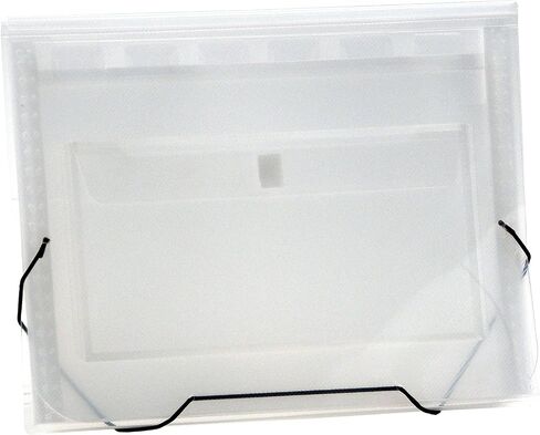 Lion Clear-Line 7-Pocket Poly Expanding File, Clear, 1 File (94500-CR) in Saudi Arabia