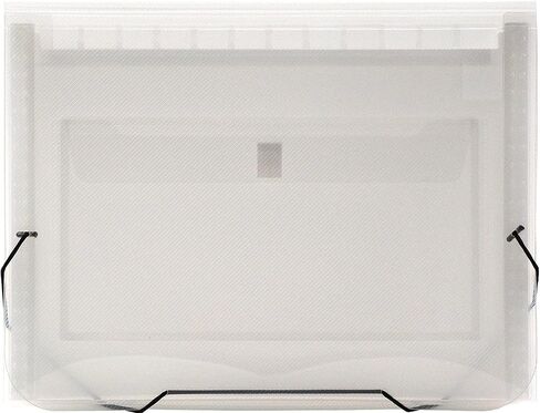 Lion Clear-Line 7-Pocket Poly Expanding File, Clear, 1 File (94500-CR) in Saudi Arabia