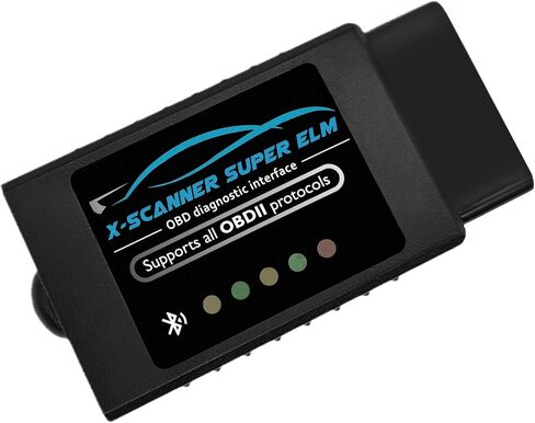 Obd2 Scanner Bluetooth ELM327 with PIC18F25K80 Original Chip,Obdii Diagnostic Tool,Car Code Reader Bluetooth Compatible for 1996+ Vehicles,Work with Android,Windows and Symbian System in Saudi Arabia