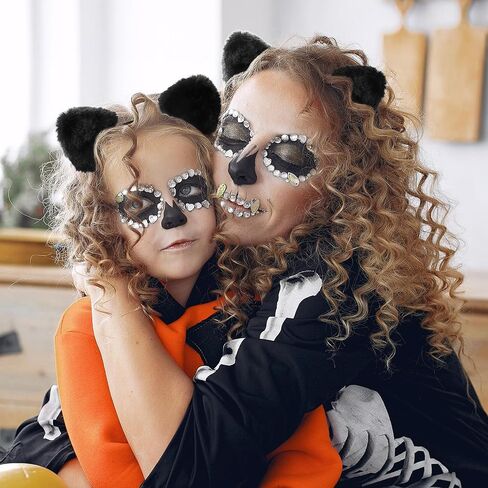 عصابة رأس Luwint Fluffy Cat Ears، إكسسوارات أزياء قطة سوداء لطيفة للبالغين in Saudi Arabia