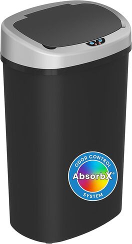 iTouchless 3 Gallon Pink Sensor Bathroom Trash Can, 10 Liter Slim Touchless Small Smart Bedroom Garbage Waste Basket Bin with Motion Lid in Saudi Arabia