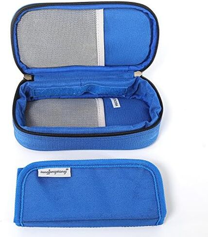 عبوة أنسولين مضادة للماء للسفر مع ثلاث عبوات ثلج مع مقياس درجة الحرارة (أرجواني) in Kuwait