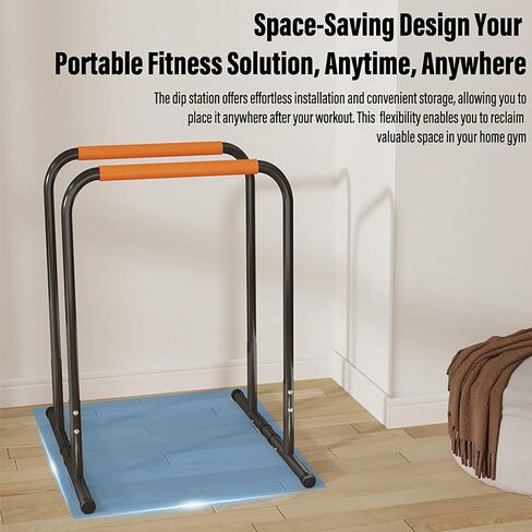 Dip Bars for Home, Calisthenics Equipment, Functional Heavy Duty Dip Stand Station Adjustable Parallel Bars in Saudi Arabia