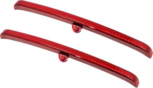 HDBUBALUS دراجة نارية الخلفية الحاجز شفرات Led الذيل ضوء الفرامل وقف تشغيل مصباح ل Harley Touring Trike Glide 2009-2021 (اللون: أحمر) in Saudi Arabia