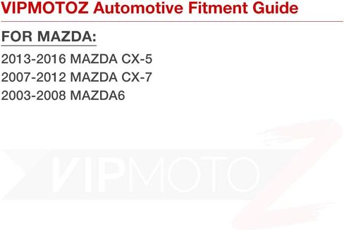 VIPMOTOZ كامل ضوء لوحة ترخيص LED لمازدا 6 CX-5 CX-7-6000K الماس الأبيض، 2 قطعة مجموعة مصابيح العلامة استبدال in Kuwait