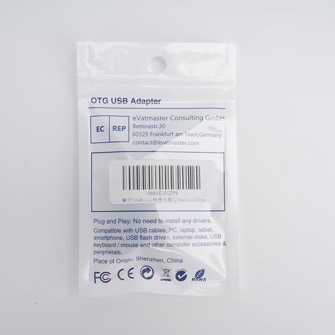 محول USB C إلى USB 3.0 مع حبل (عبوة من قطعتين)، محول USB C إلى USB A أنثى محول OTG USB من النوع C متوافق مع MacBook وSamsung Galaxy والمزيد، أسود in Kuwait