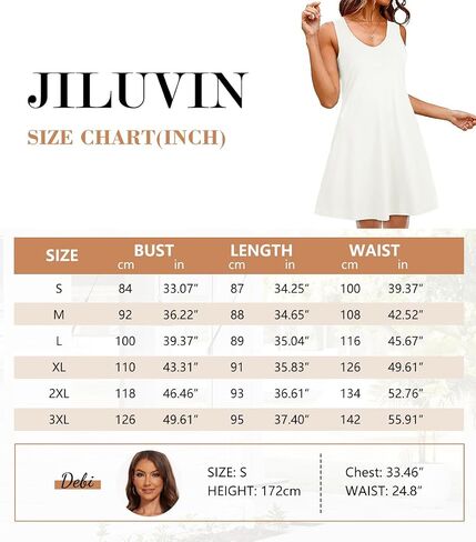 Womens Summer Dresses V Neck Sleeveless Sundress Casual Loose T Shirt Dress Swing Beach Cover Up with Pockets in Saudi Arabia