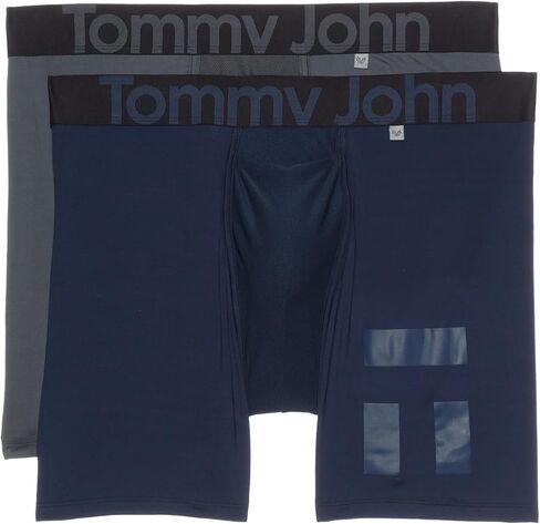 ملابس داخلية للرجال من Tommy John - سراويل داخلية رياضية 360 مع حقيبة محيطية - درزة داخلية متوسطة الطول 6 بوصات - ملابس داخلية ماصة للرطوبة in Kuwait