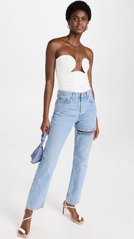 بلوزة دومينيك واير بوستير للسيدات من Pixie Market in Kuwait