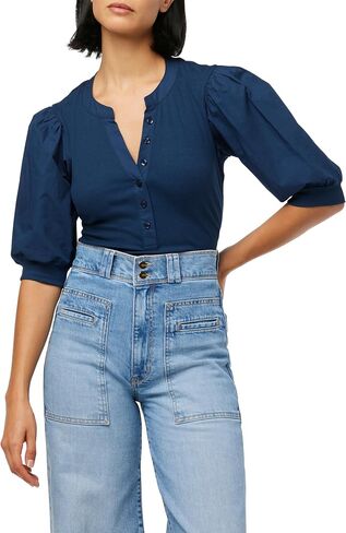 Joe's Women's The Lena Short Sleeve Blouse in Saudi Arabia