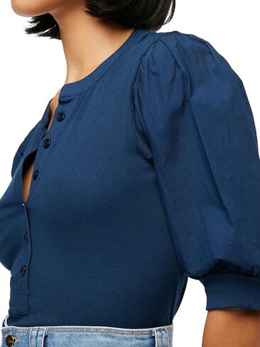 Joe's Women's The Lena Short Sleeve Blouse in Saudi Arabia